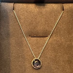 David Yurman Chatelaine Pendant Black Orchid 17 inches